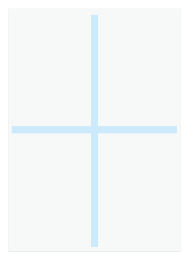 プラダンへのポスターの貼り付け方。両面テープ十文字貼りの画像